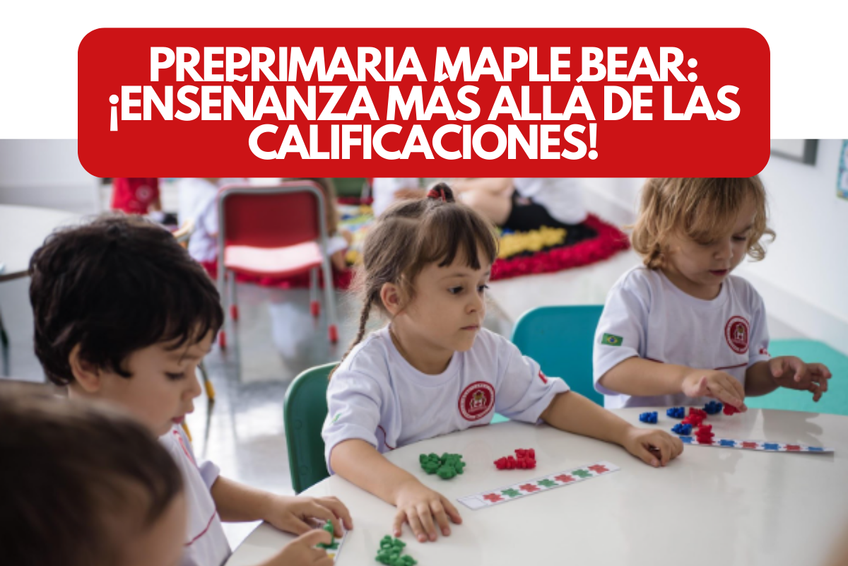 You are currently viewing Preprimaria Maple Bear: ¡enseñanza más allá de las calificaciones!